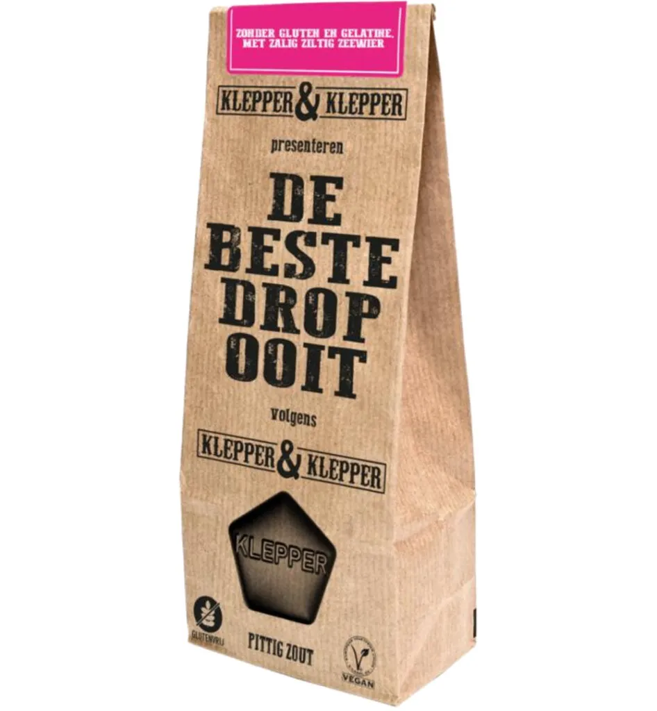 Klepper&Klepper De Beste Drop Ooit Pittig Zout (200 gr)