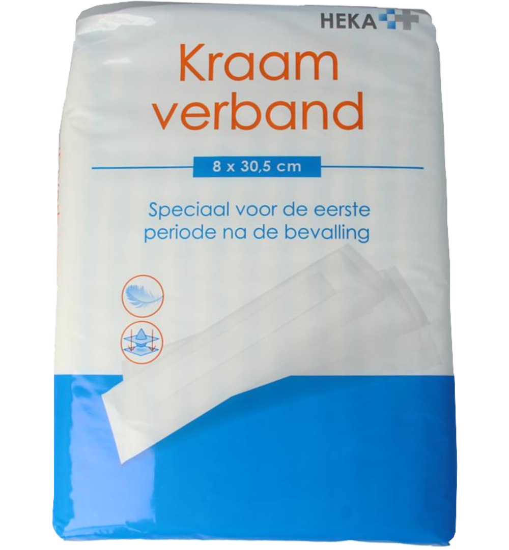 Heka Kraamverband 8 x 30.5 cm (12 stuks)