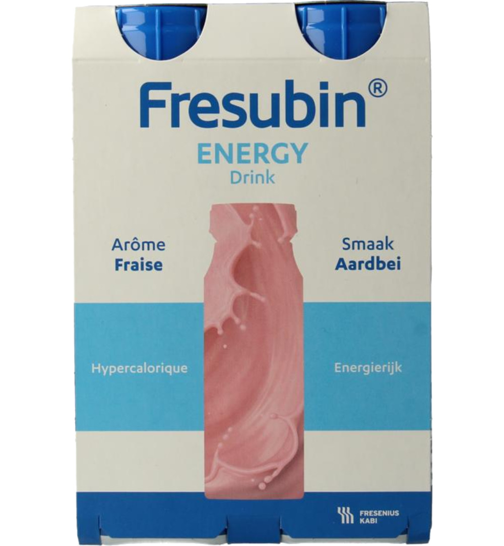 Fresubin Energy drink aardbei (4 stuks)
