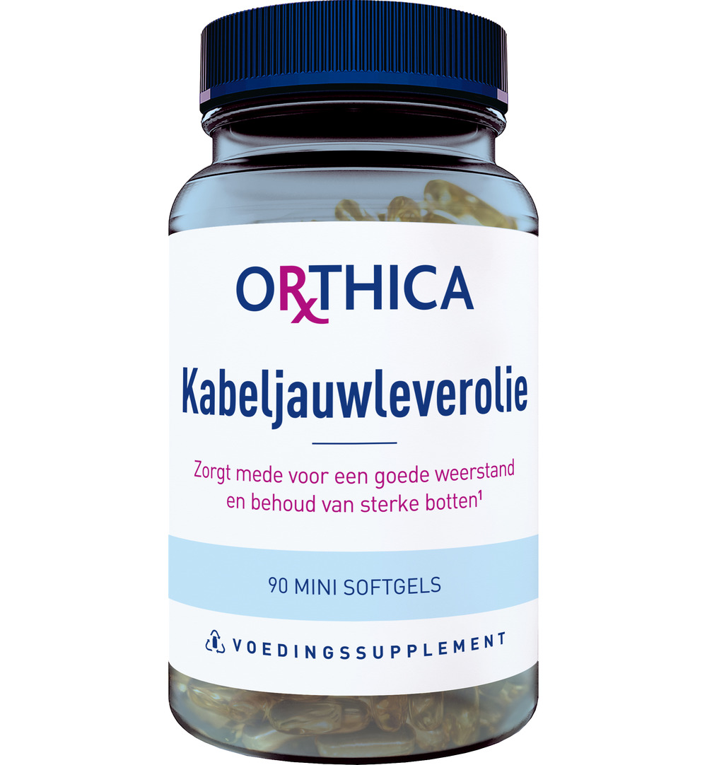 Orthica Kabeljauwleverolie (90 Softgels)