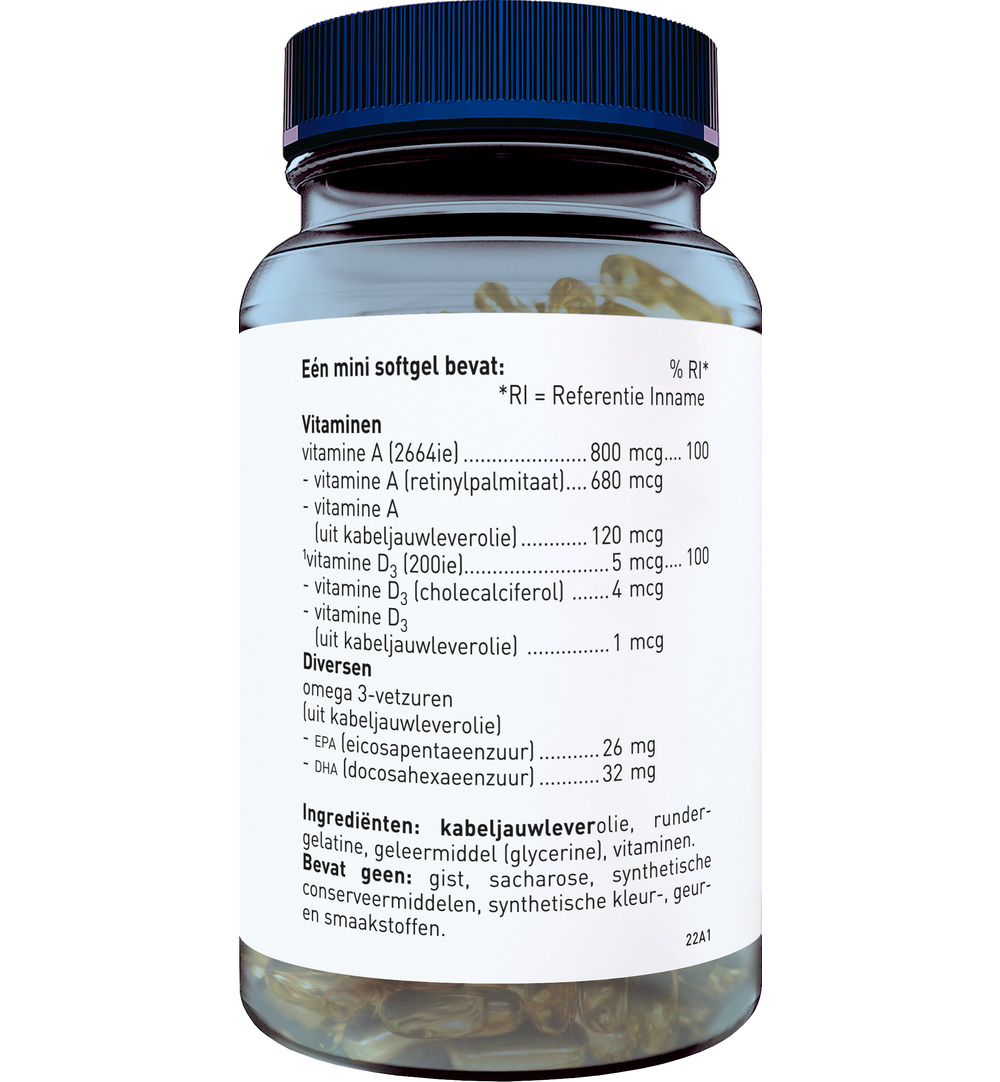 Orthica Kabeljauwleverolie (90 Softgels)