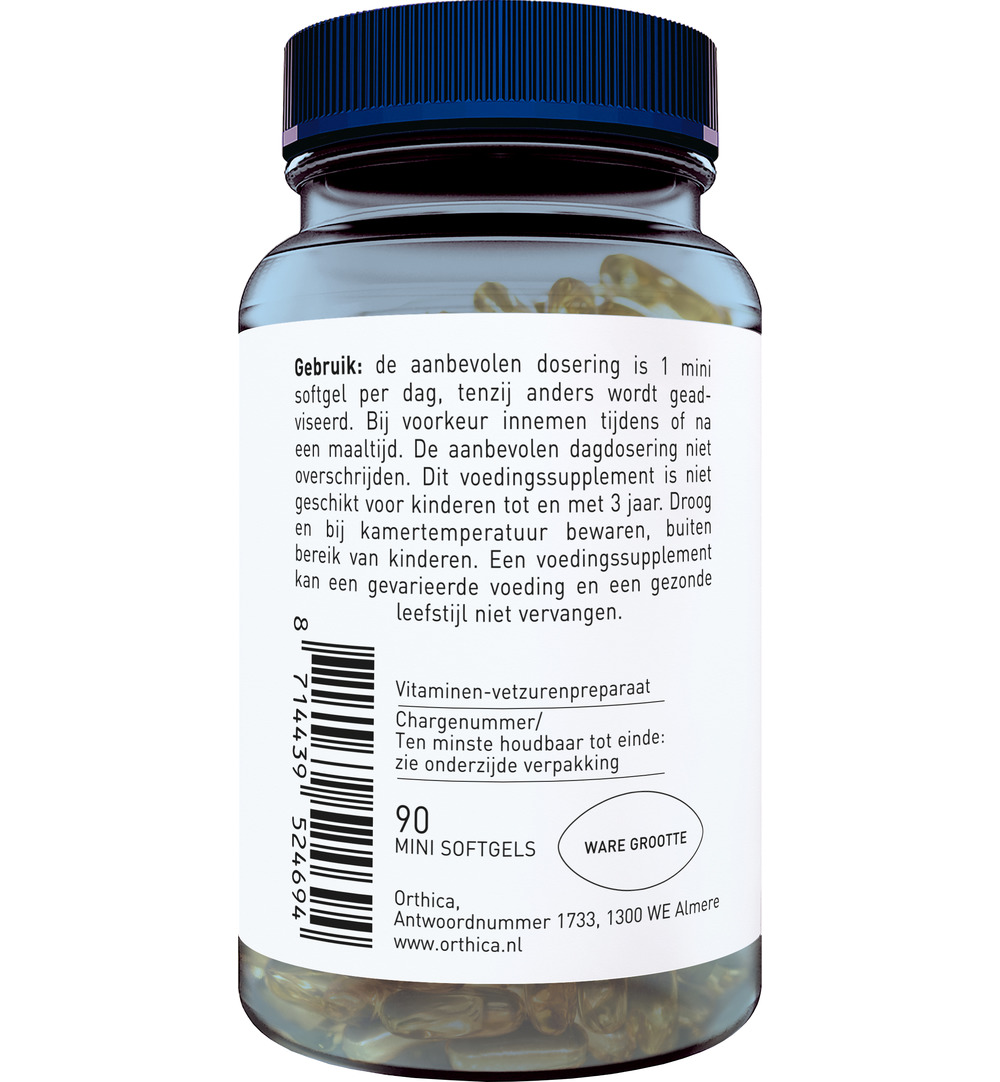 Orthica Kabeljauwleverolie (90 Softgels) - image 2