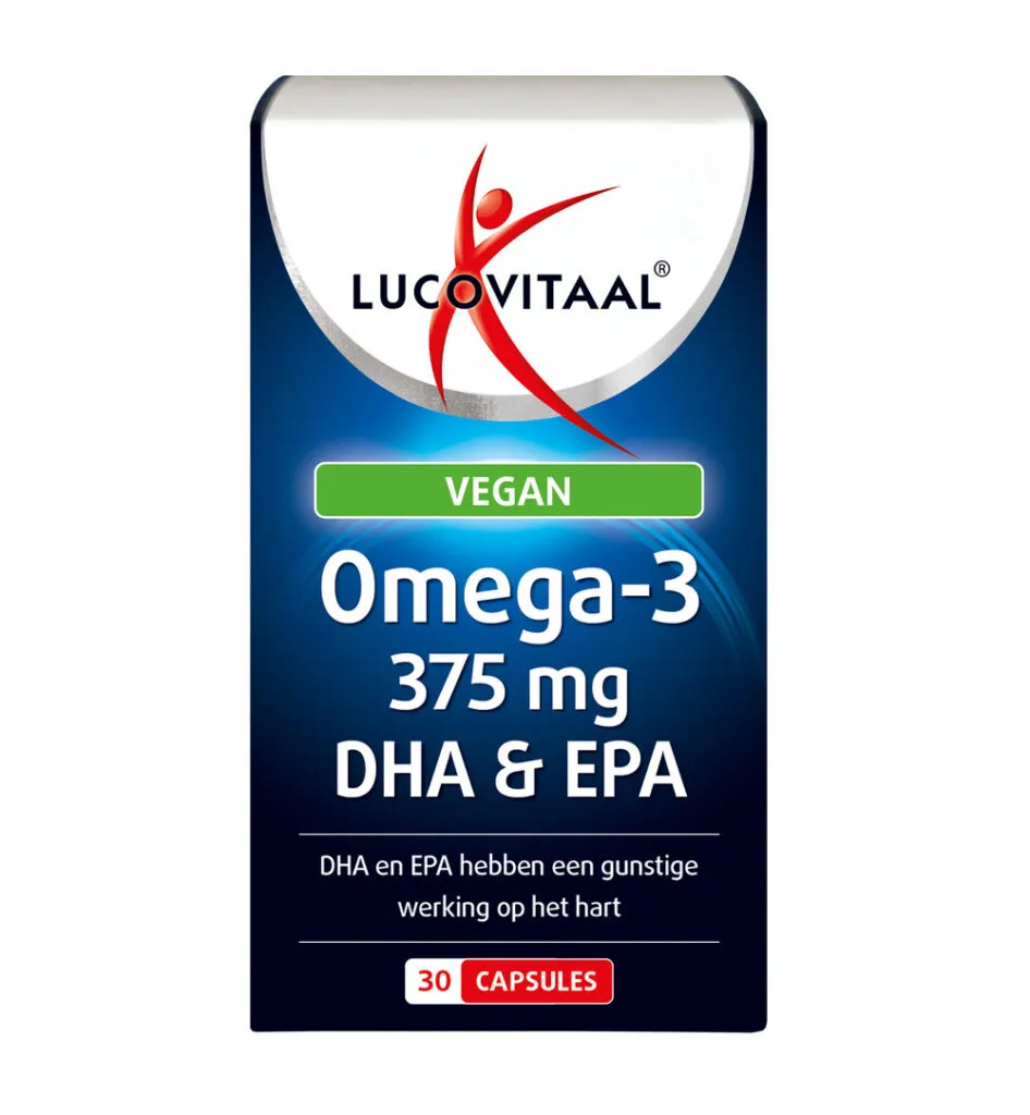 Lucovitaal Omega 3 375mg EPA & DHA Vegan (30 capsules)