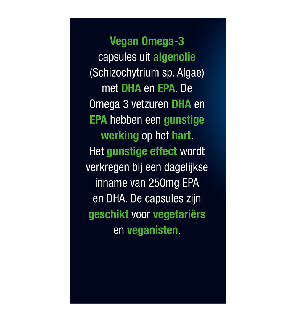 Lucovitaal Omega 3 375mg EPA & DHA Vegan (30 capsules) - image 4