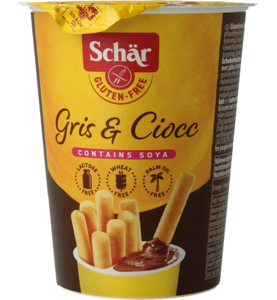 Dr. Schär Millygrissini & Chocolate Sticks (52 gr)