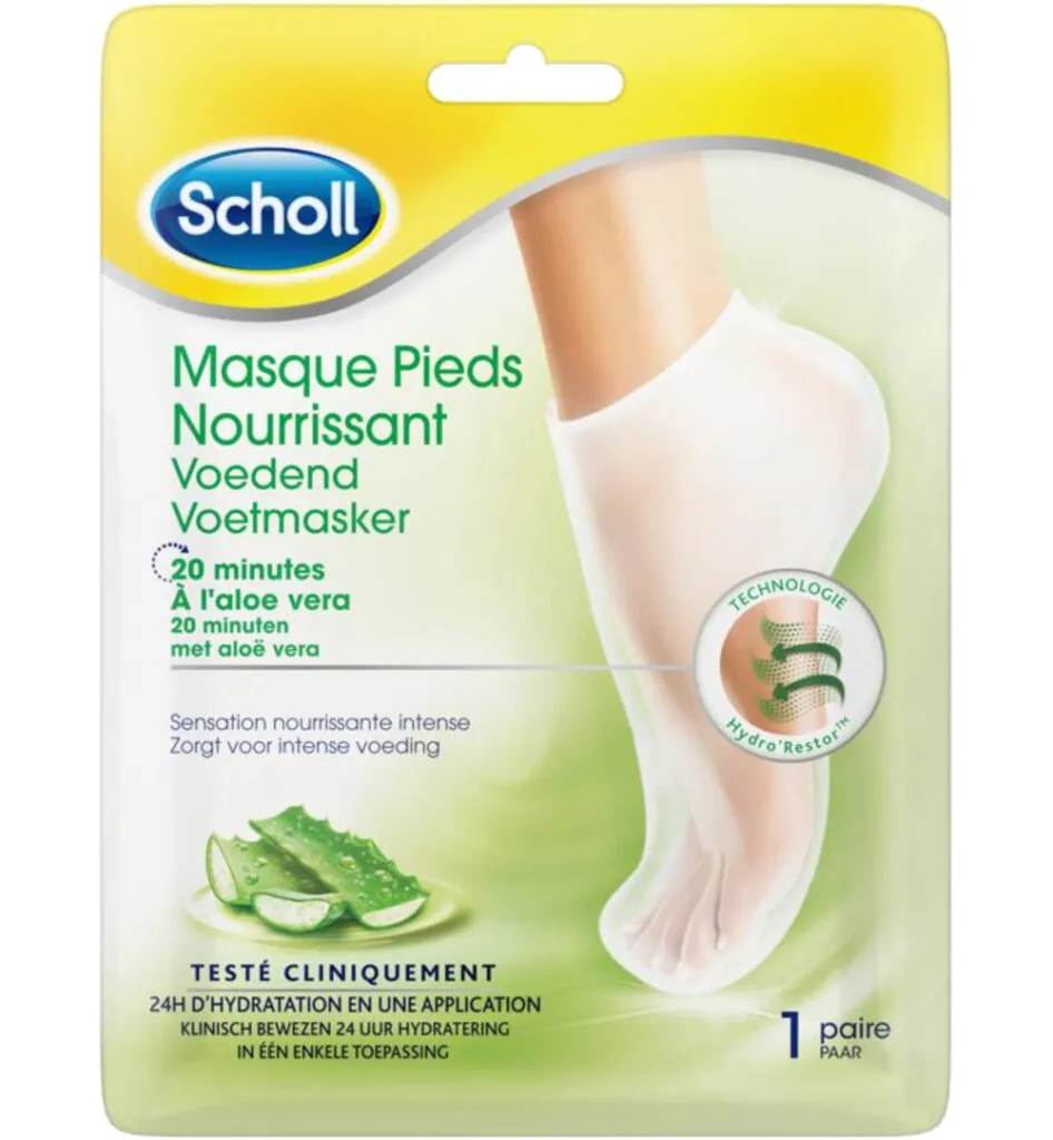 Scholl Expert care footmask aloe vera (1 paar)