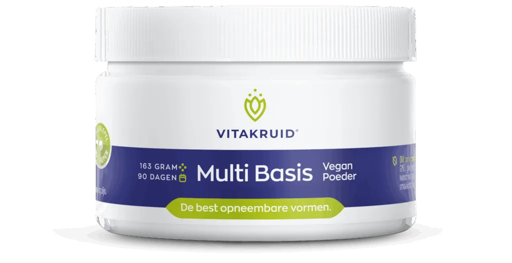 Vitakruid Multi Basis Vegan Poeder Met Natuurlijke Vormen (163 gr)