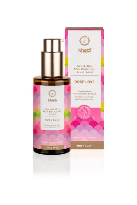 Khadi Ayurvedic holy body rose love (100 ml)