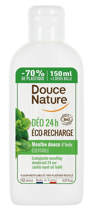 Douce Nature Deodorant mint navulling (150 ml)
