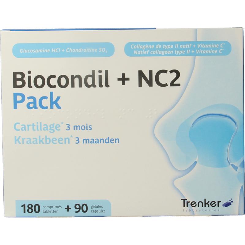 Trenker Biocondil 180 tabs + NC2 90 ca ps pack (1 set)