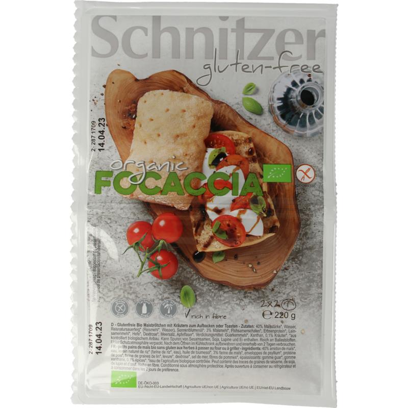 Schnitzer Focaccia Biologisch (220 gr)