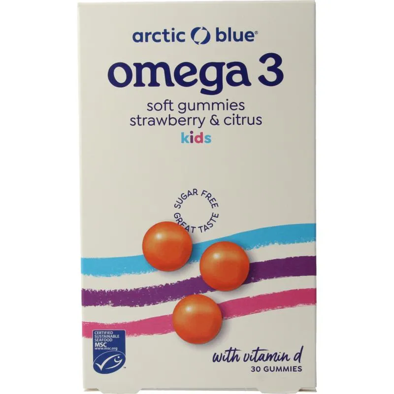 Arctic Blue Omega 3 Gummies Dha, Epa En Vi Tamine D (30 stuks)