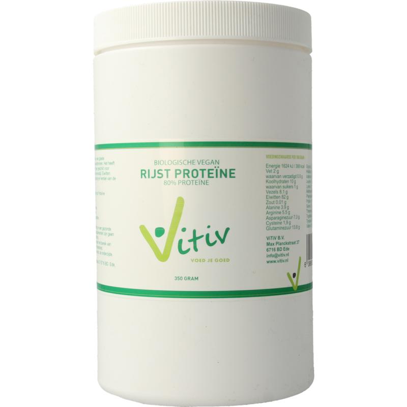 Vitiv Rijst Proteine 80% Vegan Bio (350 gr)