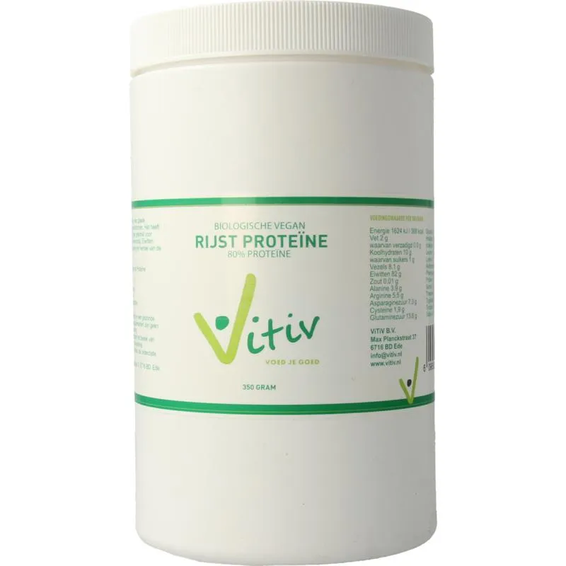 Vitiv Rijst Proteine 80% Vegan Bio (350 gr)