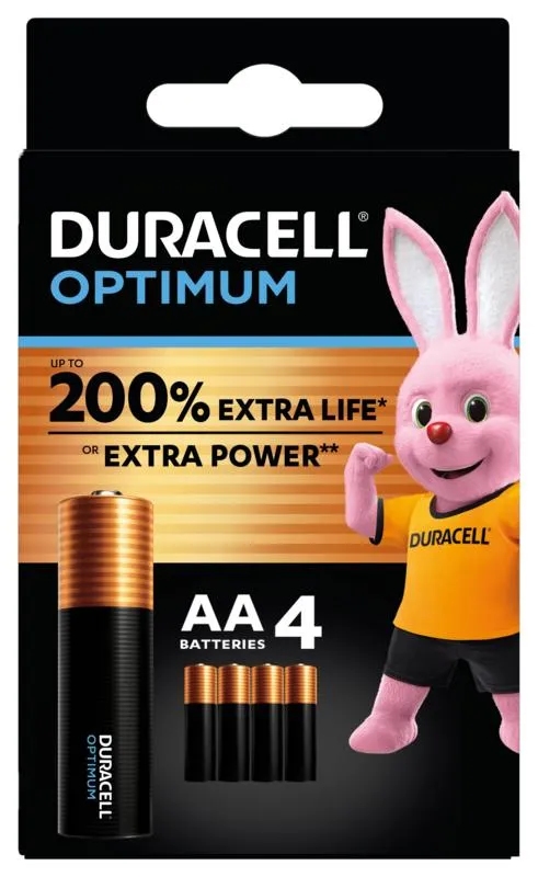 Duracell Alka optimum AA (4 stuks)