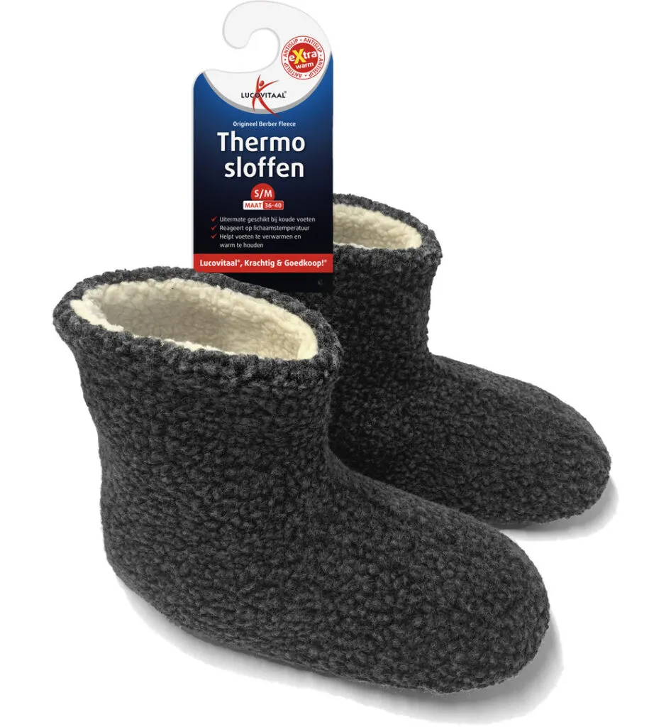 Lucovitaal Thermo Berber Slof 36-40 (1 paar)