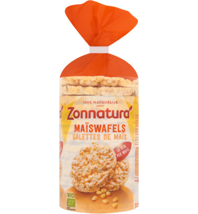 Zonnatura Maiswafels Bio (100 gr)