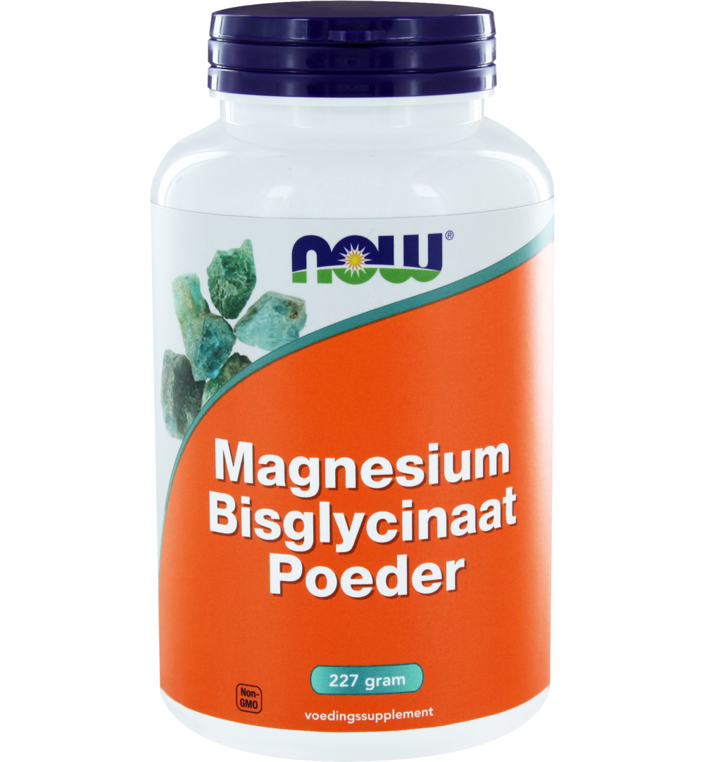 Now Magnesium bisglycinaat poeder (227 gr)