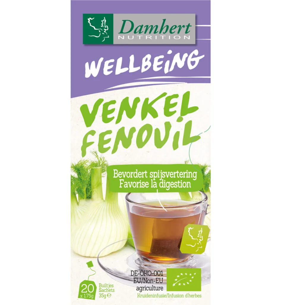 Damhert Tea Time Venkelthee Bio (20 stuks)