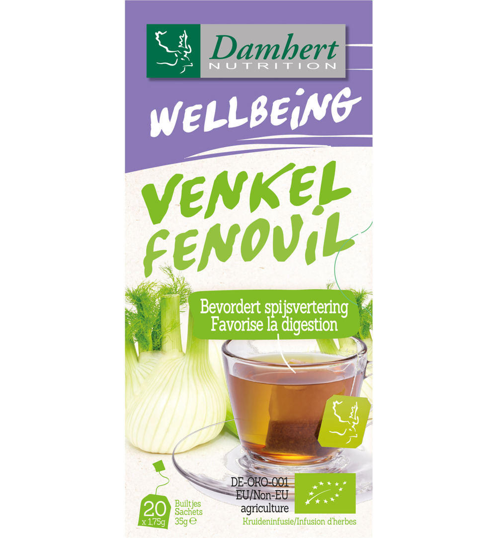 Damhert Tea Time Venkelthee Bio (20 stuks)