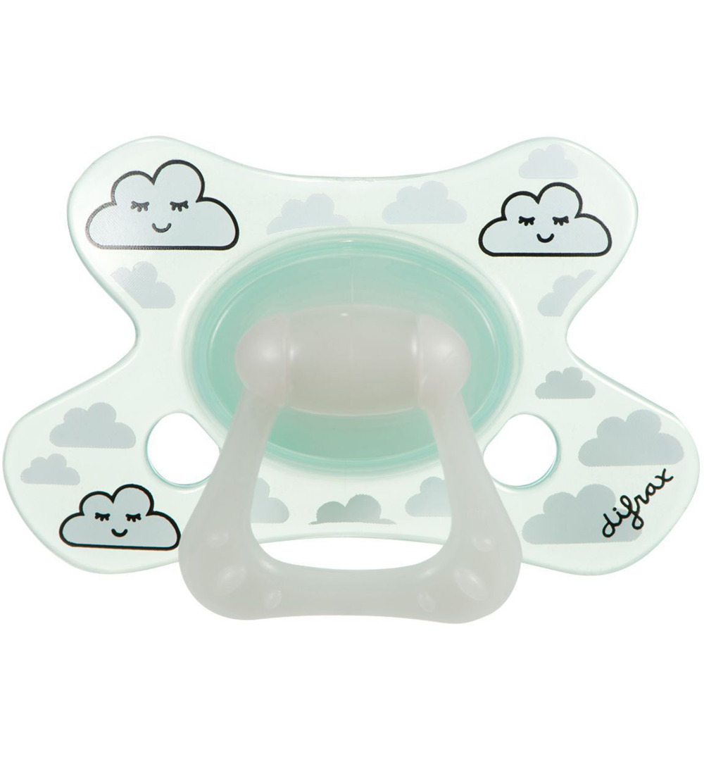 Difrax Fopspeen natural 6+ maanden nacht (1 stuk)