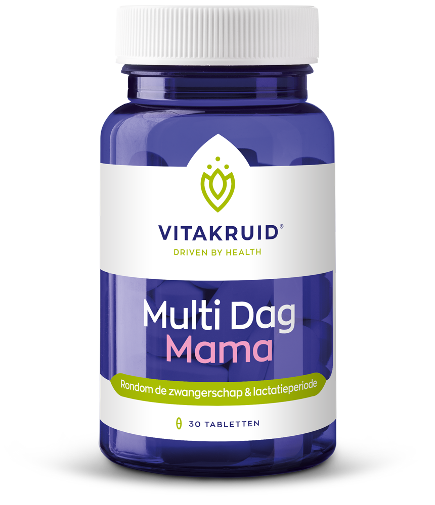 Vitakruid Multi Dag Mama 100% Vegan (30 tabletten)