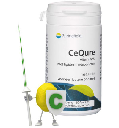 Springfield Cequre 500 mg vitamine C (60 vega capsules)