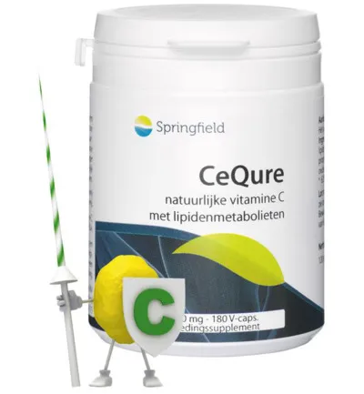 Springfield Cequre 500 mg vitamine C (180 vega capsules)