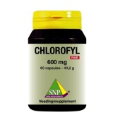 Snp Chlorofyl 600 mg puur (60 capsules)