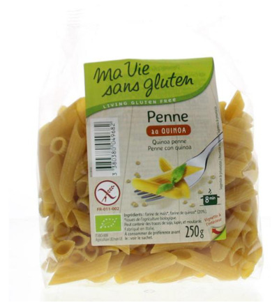 Ma Vie Sans Gluten Penne Quinoa Glutenvrij Bio (250 gr)