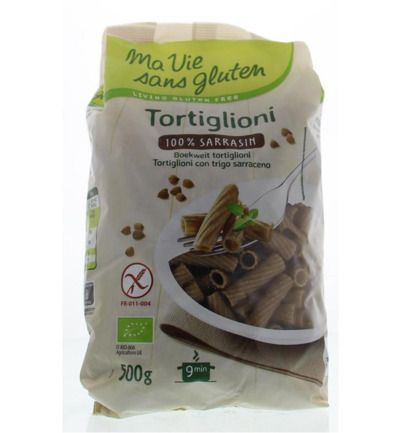 Ma Vie Sans Gluten Tortiglioni Pasta Van Boekweit Glutenvrij Bio (500 gr)