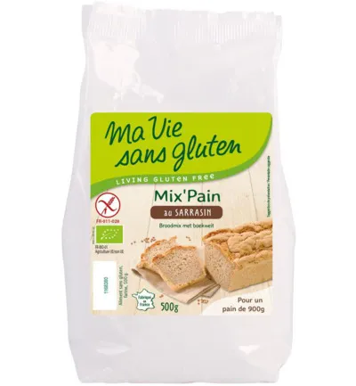 Ma Vie Sans Gluten Broodmeel Met Boekweit Glutenvrij Bio (500 gr)