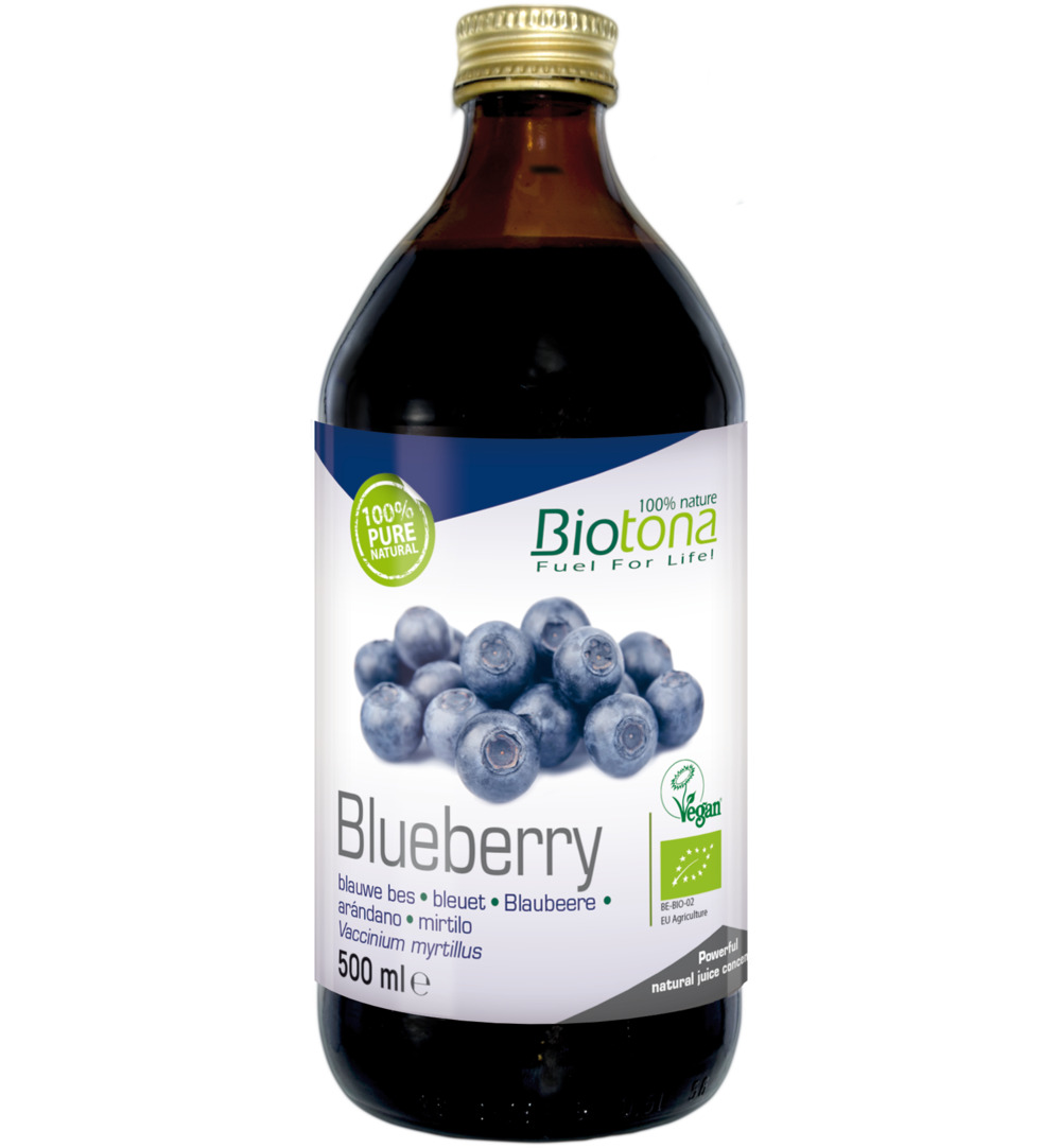 Biotona Blauwe Bes Concentraat Bio (500 ml)