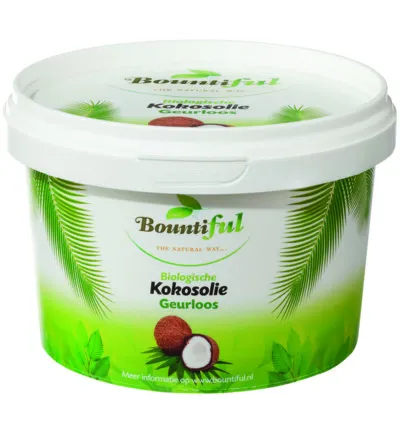Bountiful Kokosolie Geurloos Bio (500 ml)