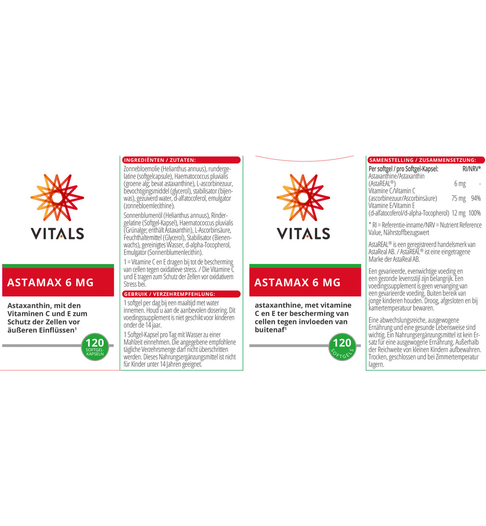 Vitals Astamax 6mg (120 softgels) - image 3