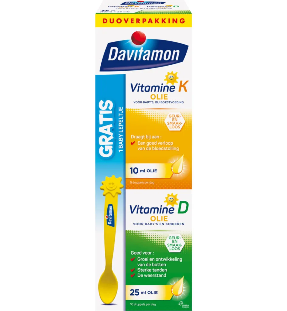 Davitamon Baby vitamine D & K 25mcg (35 ml)