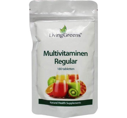 LivingGreens Multi vitaminen en mineralen (180 tabletten)
