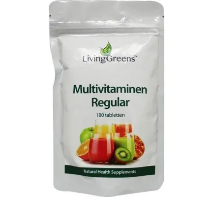 LivingGreens Multi vitaminen en mineralen (180 tabletten)