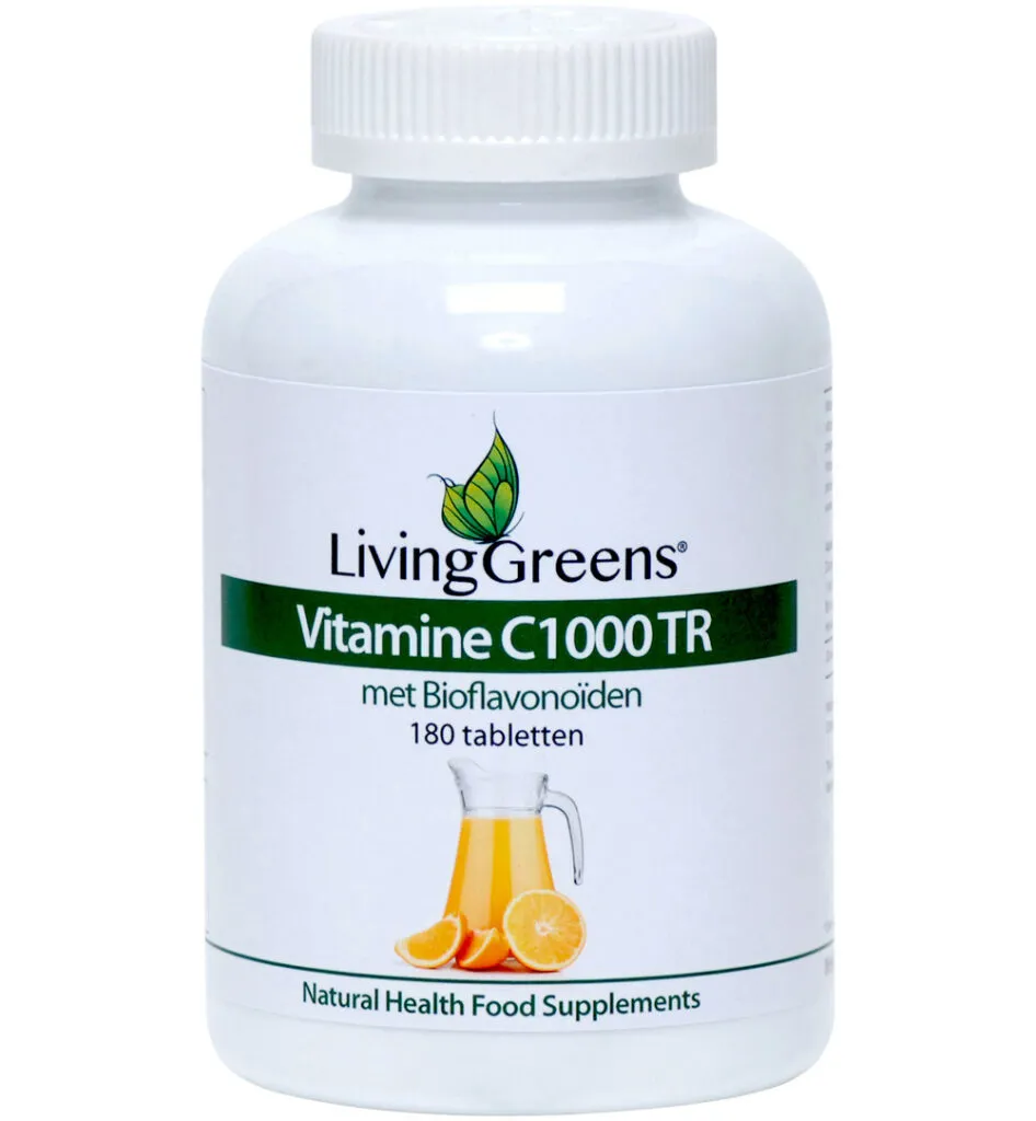 LivingGreens Vitamine C 1000mg TR (180 tabletten)