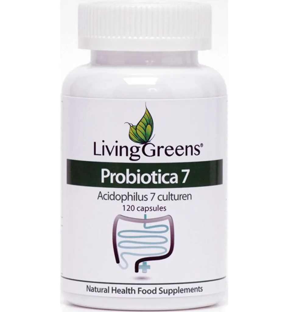Livinggreens Probiotica Acidophilus 7 Culturen (120 capsules)