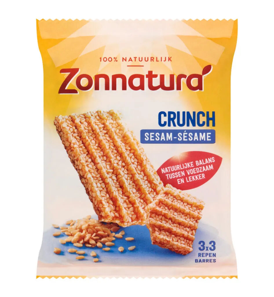 Zonnatura Sesam crunch reep (3 x 50 gr)