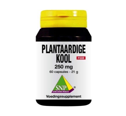 Snp Plantaardige kool 250 mg puur (60 capsules)