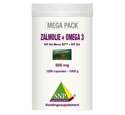 Snp Zalmolie & omega 3 megapack (1200 capsules)