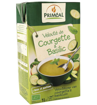 Priméal Veloute Gebonden Soep Courgette Basilicum Bio (1000 ml)