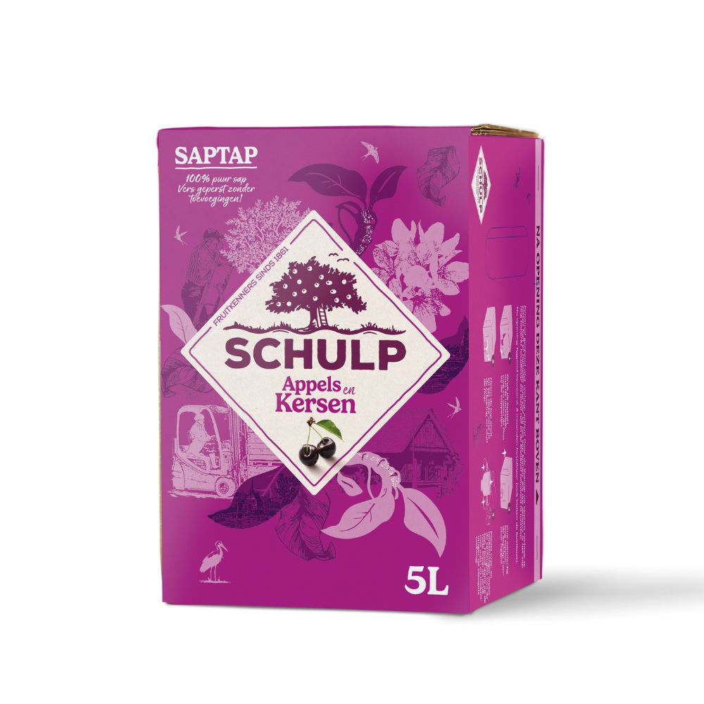 Schulp Appel & Kersensap Saptap (5000 ml)