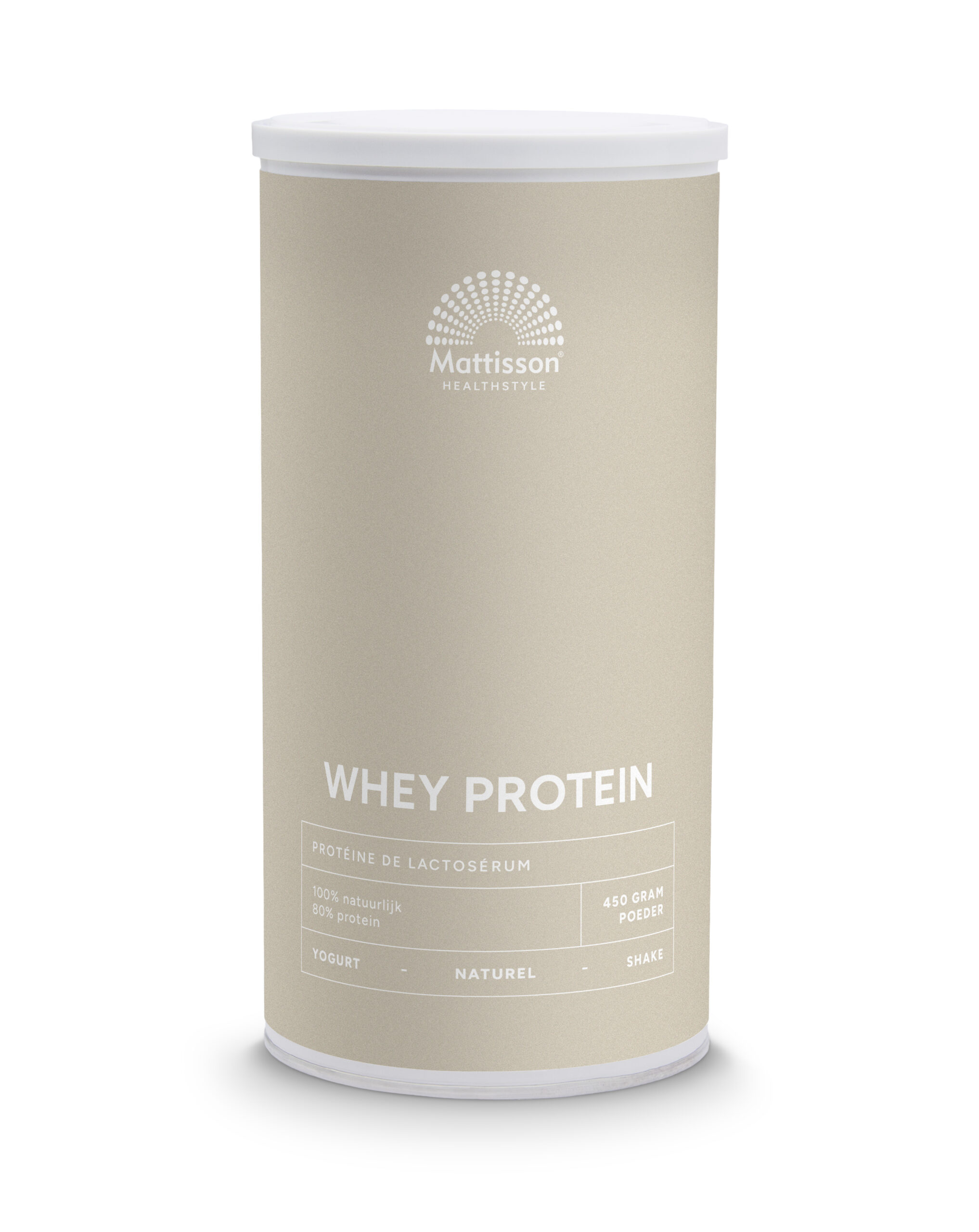 Mattisson Sport Wei Whey Proteine Concentraat Naturel (450 gr)