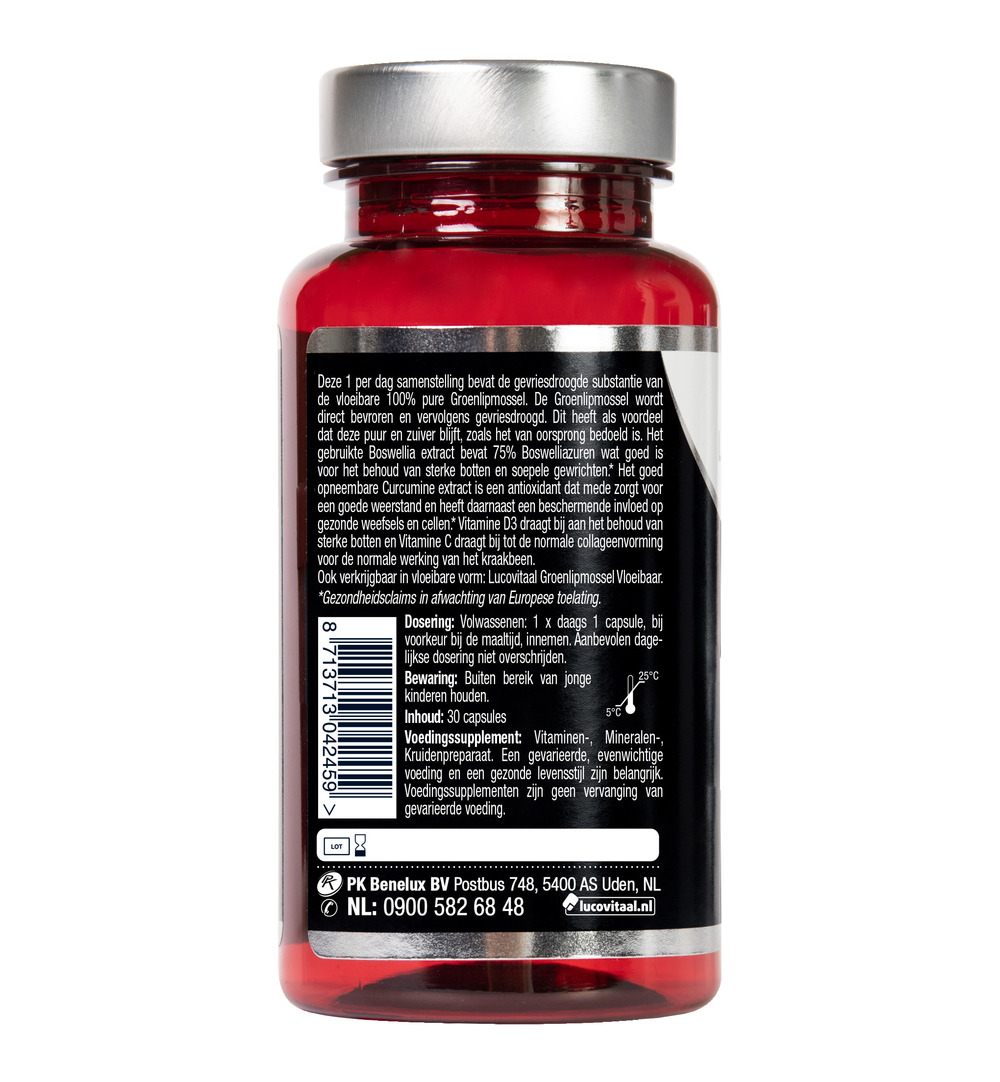 Lucovitaal Groenlipmossel (30 capules) - image 3