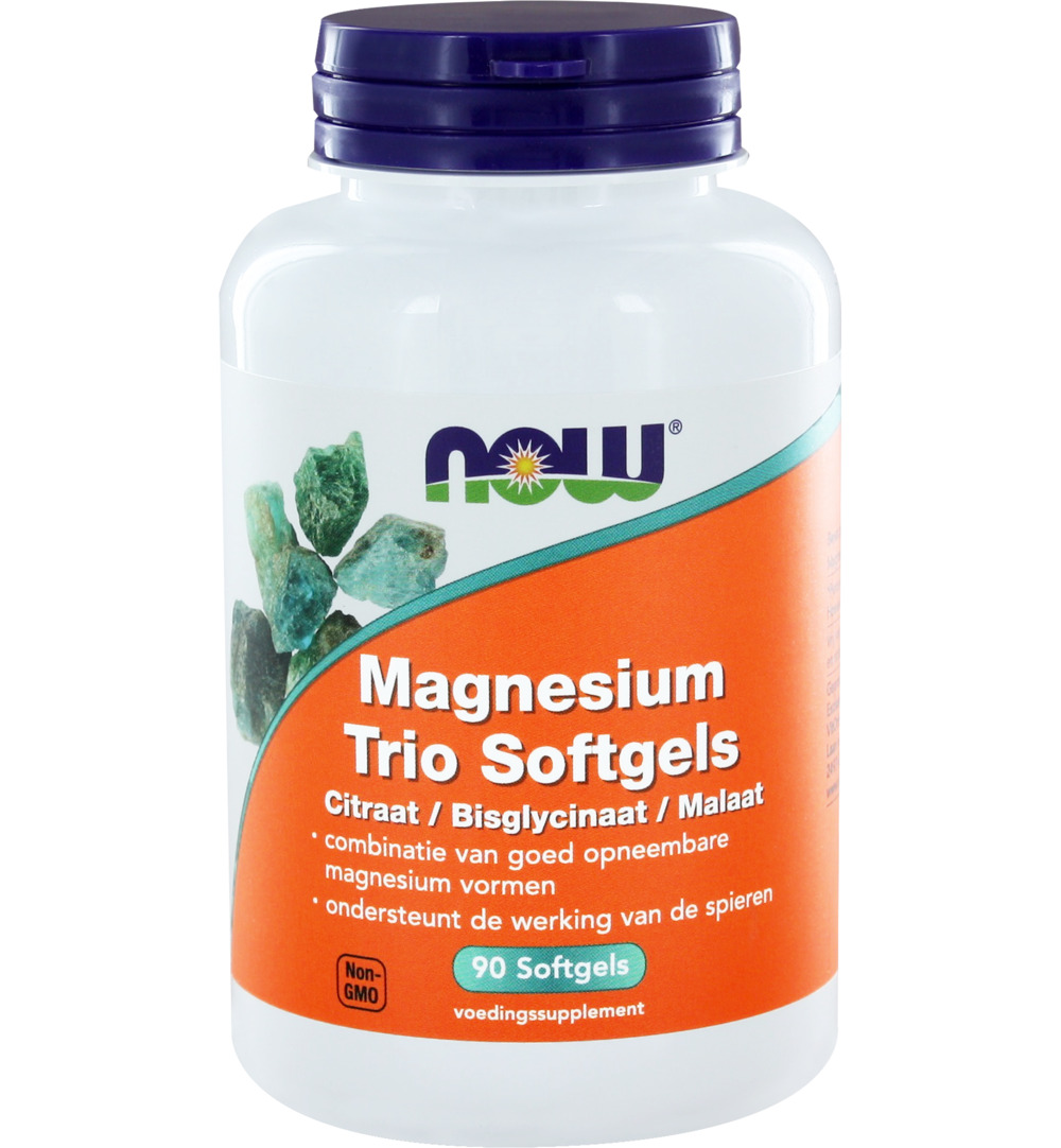 Now Magnesium trio  (90 softgels)