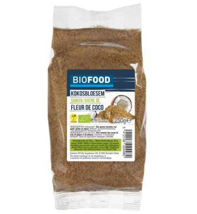 Biofood Kokosbloesemsuiker Bio (250 gr)
