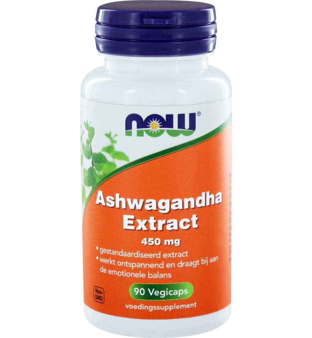 Now Ashwagandha Extract 450 Mg (90 vega capsules)